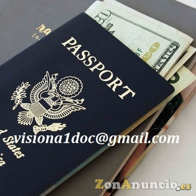 Auténtico proceso de viaje papeles y otros documentos